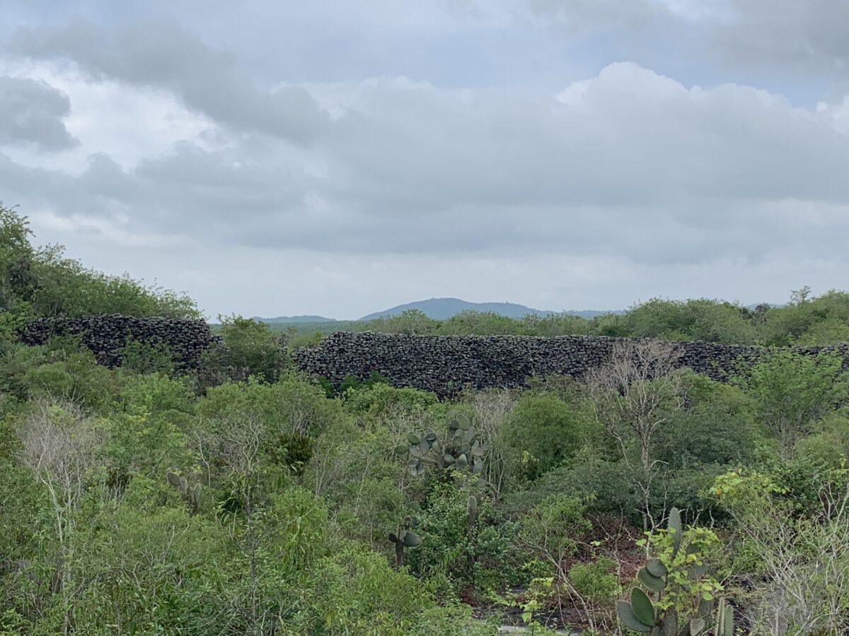 Wall of tears (Muro de lagrimas) in Isabela Island, Galapagos